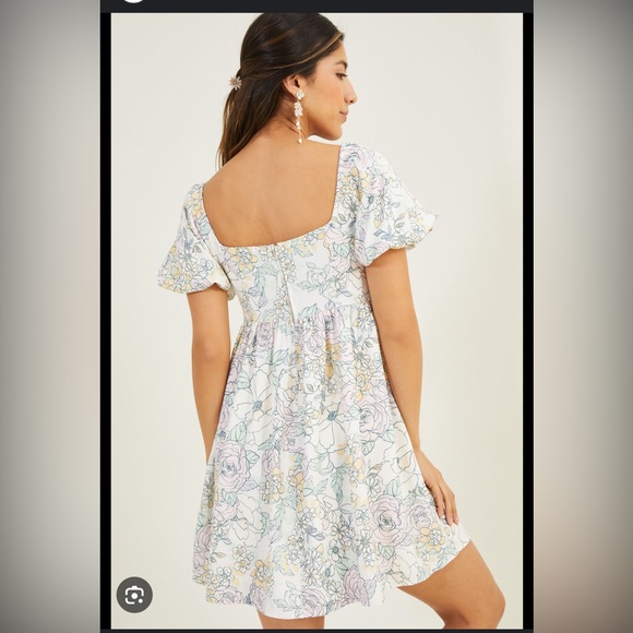 Altar'd State Dresses & Skirts - New with tags Altar'd State Bristol Puff Sleeve  Floral Print Women's Dress ✨✨👗
